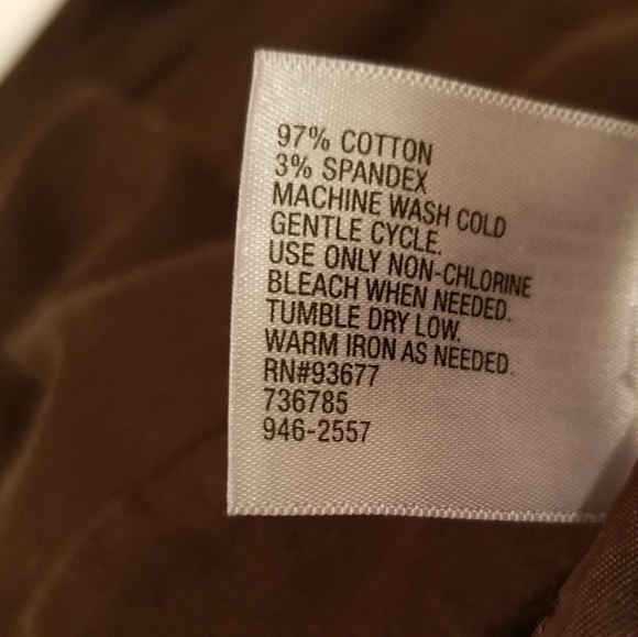 Women's Worthington Brown Pants - Picture 2 of 4